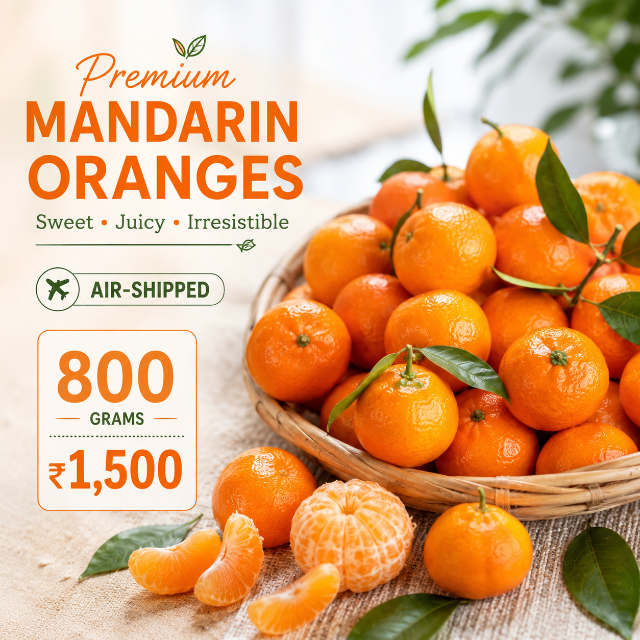 Mandarin Oranges β 800g For Orange LOVERS loaded with vitamin C