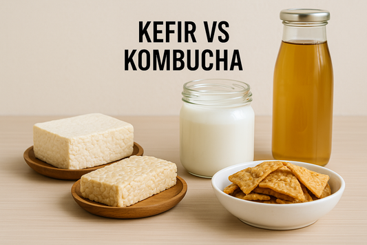 Kefir vs Kombucha — Which One Is Better for Gut Health &amp; Bloating?