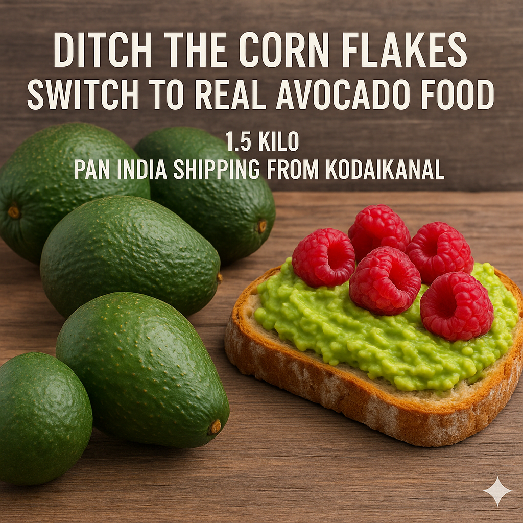 🥑 Why Kodaikanal Avocados Are the Real Deal (and Better Than Imported Ones)