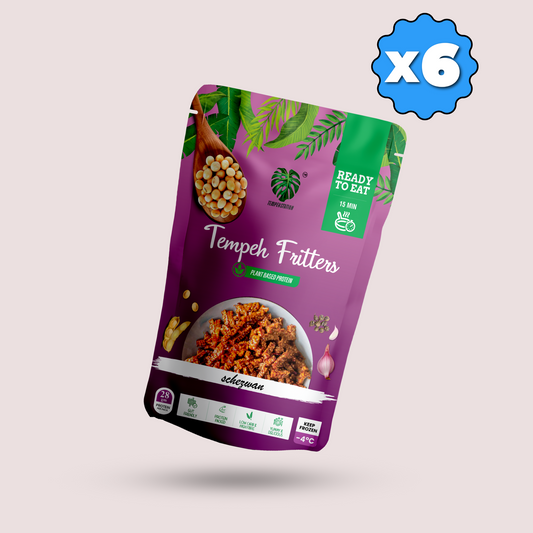 Pack of 6 Tempeh Schezwan Fritters | 900 g