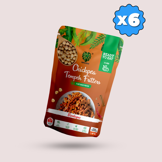 Pack of 6 Chickpea Barbeque Fritters | 900 g