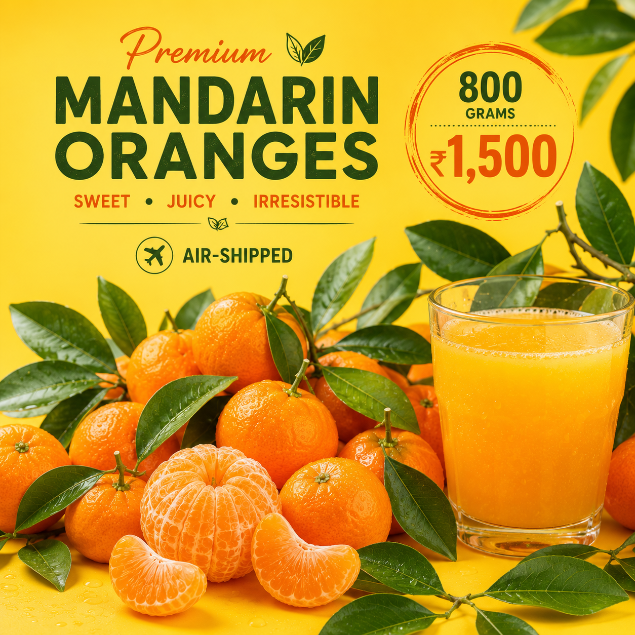 Mandarin Oranges – 800g For Orange LOVERS loaded with vitamin C