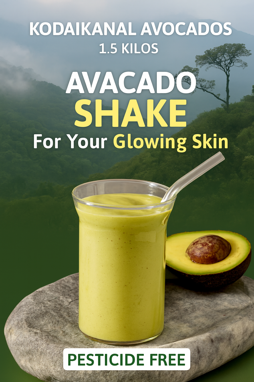 Kodaikannal - Palani hills Avacado Butter Fruit rich creaminess 1.5 kg