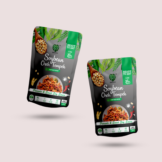 Pack of 2 Soybean Orek Tempeh Fritters | 400 g